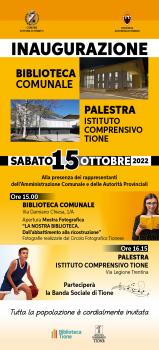 Inaugurazione biblioteca